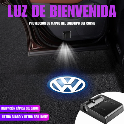 Luces LED de Puerta con Logo Volkswagen (2 uds)