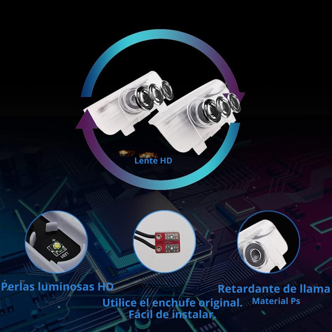 Luces LED de Puerta con Logo Honda (2 uds)