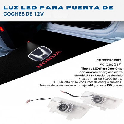 Luces LED de Puerta con Logo Honda (2 uds)
