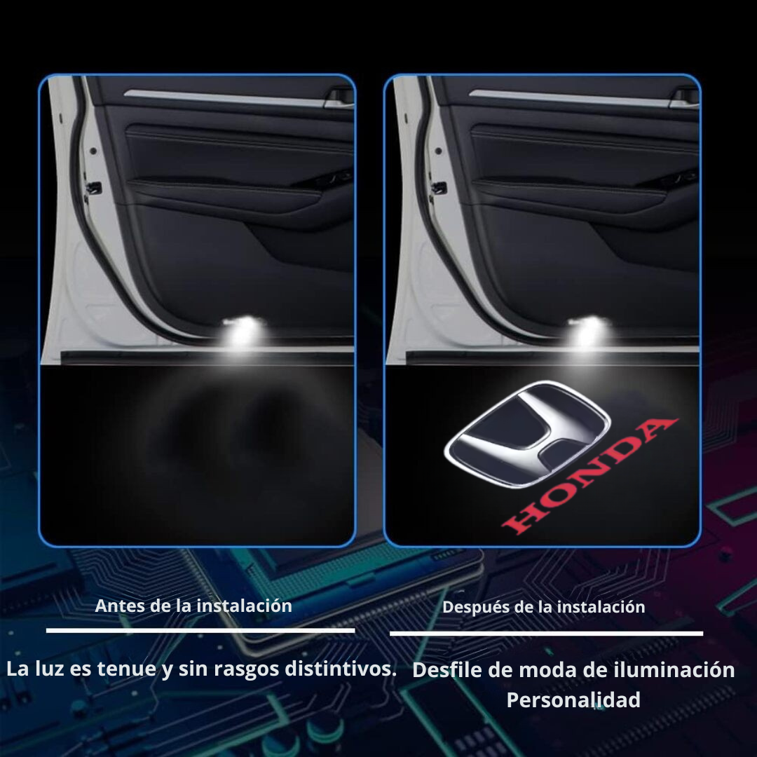 Luces LED de Puerta con Logo Honda (2 uds)